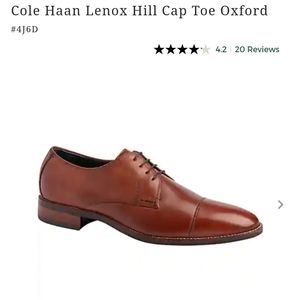 Cole Haan Lenox Hill Cap Toe Oxford Tan